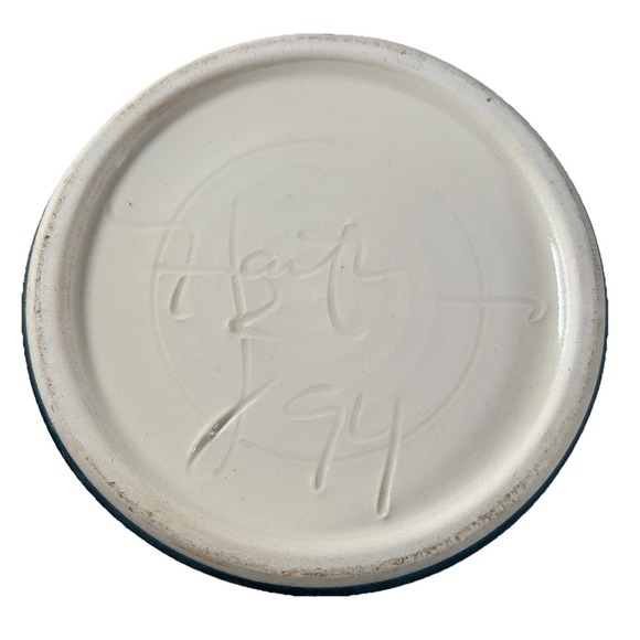 Signed Pottery Votive Candle Holder Illuminate with‎ Holes 1994 Artisian Boho - Picture 5 of 8